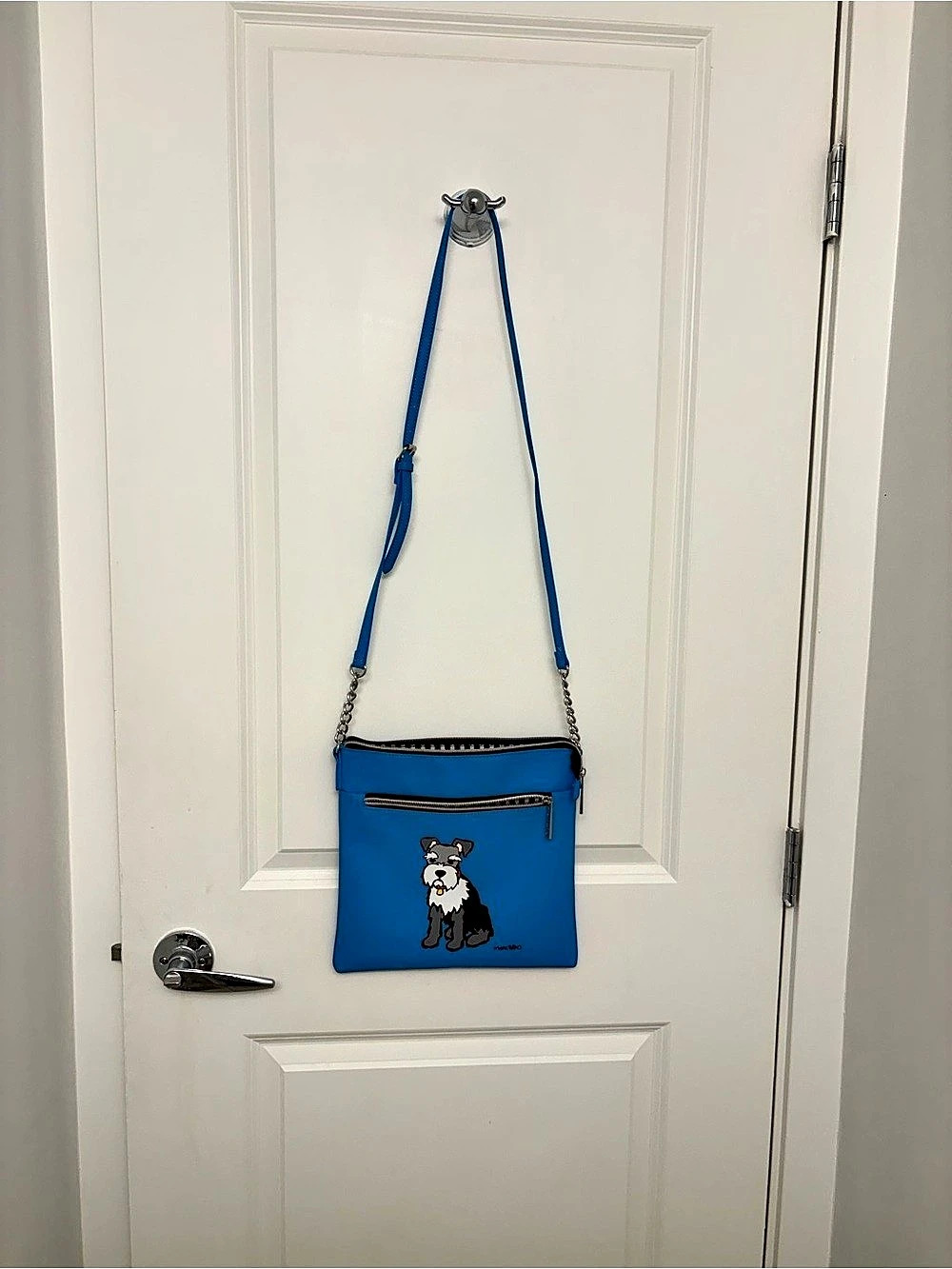 Marc Tetro Schnauzer Crossbody Bag Blue & Black